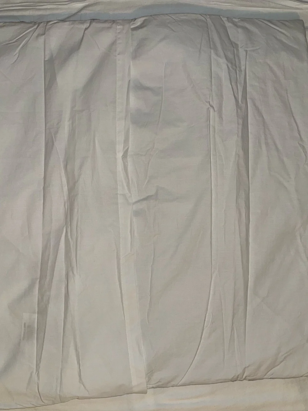 Crate&Barrel Light Blue Euro Sham with Subtle Grid